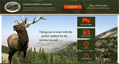 Desktop Screenshot of coloradooutfitters.org