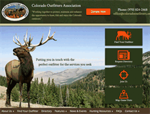 Tablet Screenshot of coloradooutfitters.org